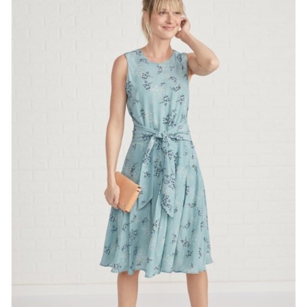 Easter - Amour Vert SILK Anouk Dress, Petite Fougere